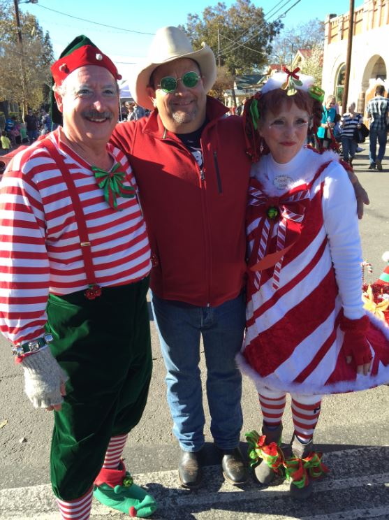 The Cartoon Cowboy and XMAS Elves