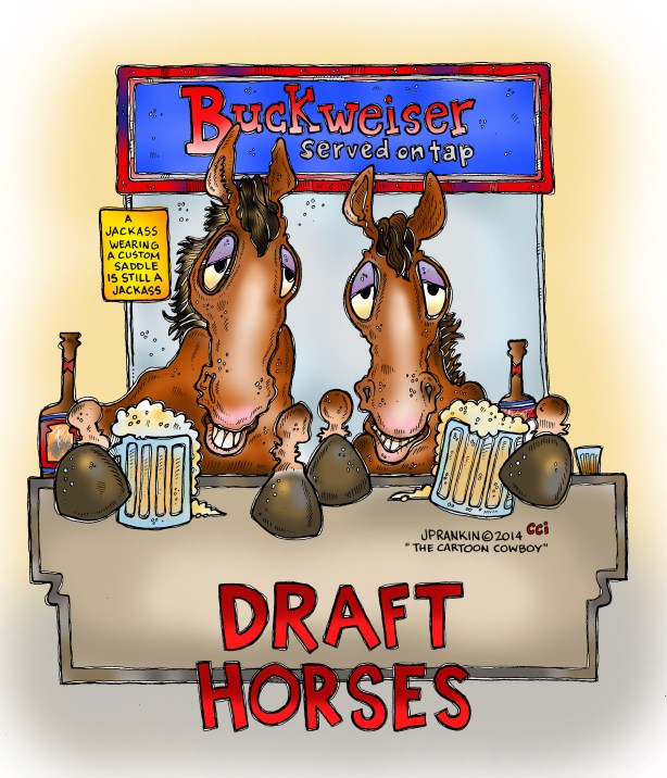 Draft Horses COLOR Background