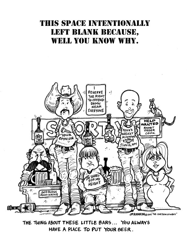 Little People Left Blank BW