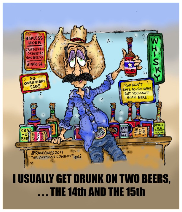 DRUNK ON 2 BEERS - Color - Cropped